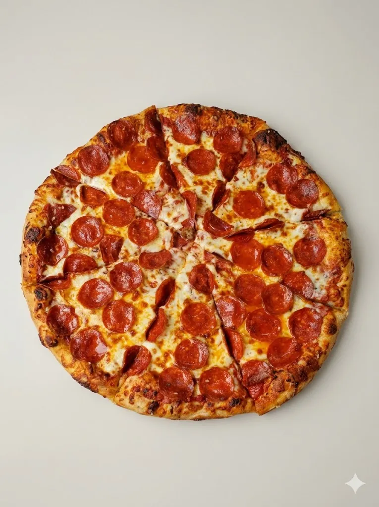 Loney Pepperoni large pizza at Pizzaa Doctors in Winnipeg